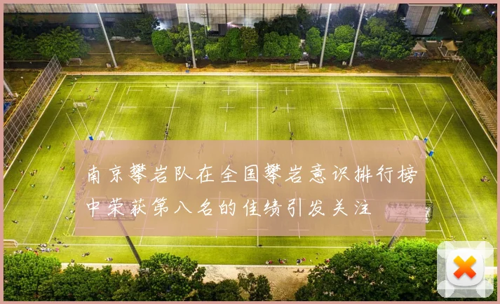 南京攀岩队在全国攀岩意识排行榜中荣获第八名的佳绩引发关注