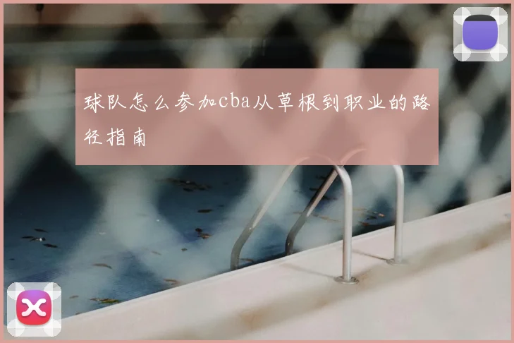 球队怎么参加cba从草根到职业的路径指南